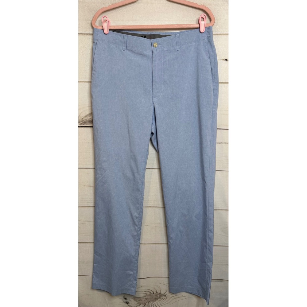 Grand Slam Mens Performance Golf Pants‎ Blue Heather Stretch 34x32 KO16437